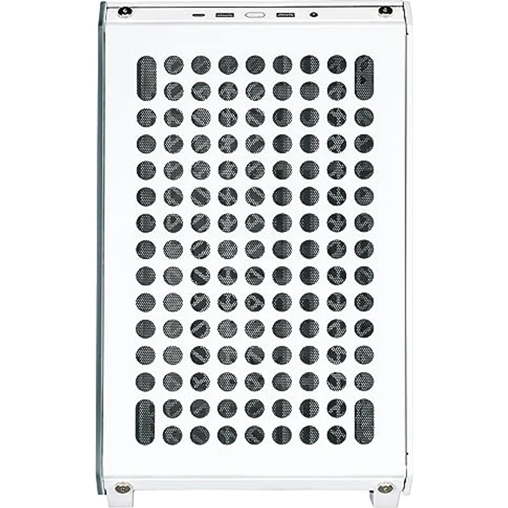 Cooler Master Qube 500 Flatpack – ATX-PC-Gehäuse, vollständig modular, 1 x 120 mm vorinstallierter SF-Lüfter, vertikale GPU-Halterung, unterstützt EATX-Motherboard & Zwei 280mm Radiatoren – Weiß – Bild 4