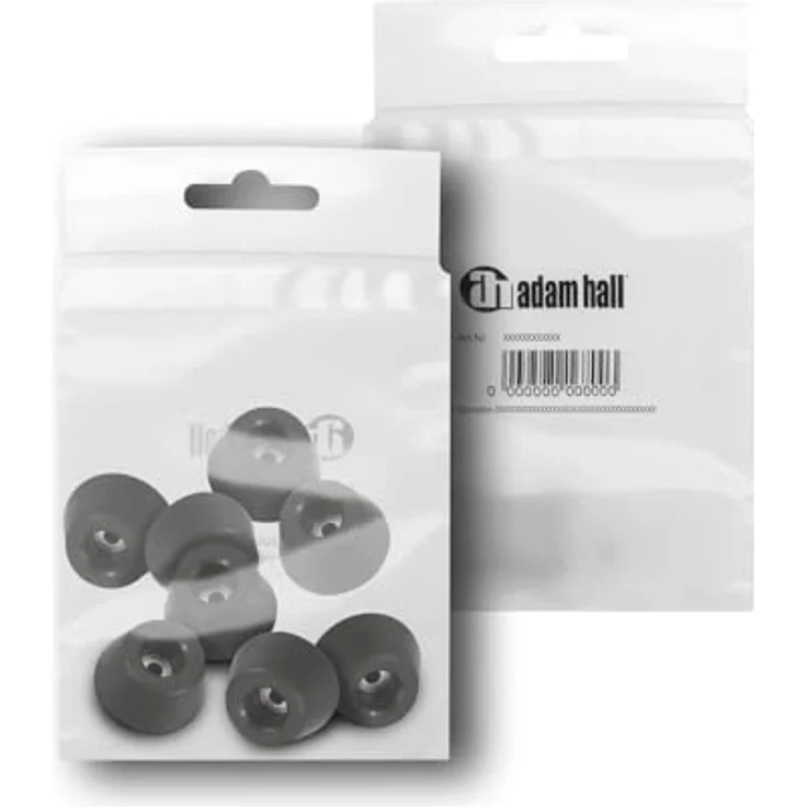 Adam Hall Hardware 4901 M8 AH - 8er Set Gummifuß 30 x 15 mm schwarz im Beutel – Bild 3