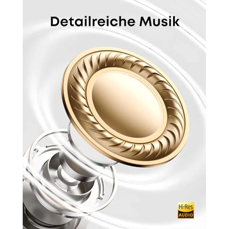 soundcore by Anker Life Q30, Hybrid Active Noise Cancelling Kopfhörer mit Hi-Res Sound, 40H Akkulaufzeit, Schnellladung, weichen Ohrpolstern, Bluetooth, weiß – Bild 2