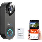 MBG Line Videosprechanlage MBG line SF W3, Full HD 1920x1080p, WiFi, TUYA SMART, Gegensprechanlage, Akku 4400 mAh, Schwarz