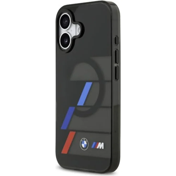 CG MOBILE BMW M IML Metallknöpfe Hülle für iPhone 17, TPU/PC, dreifarbige Linien, schwarz, kompatibel mit MagSafe – Bild 2