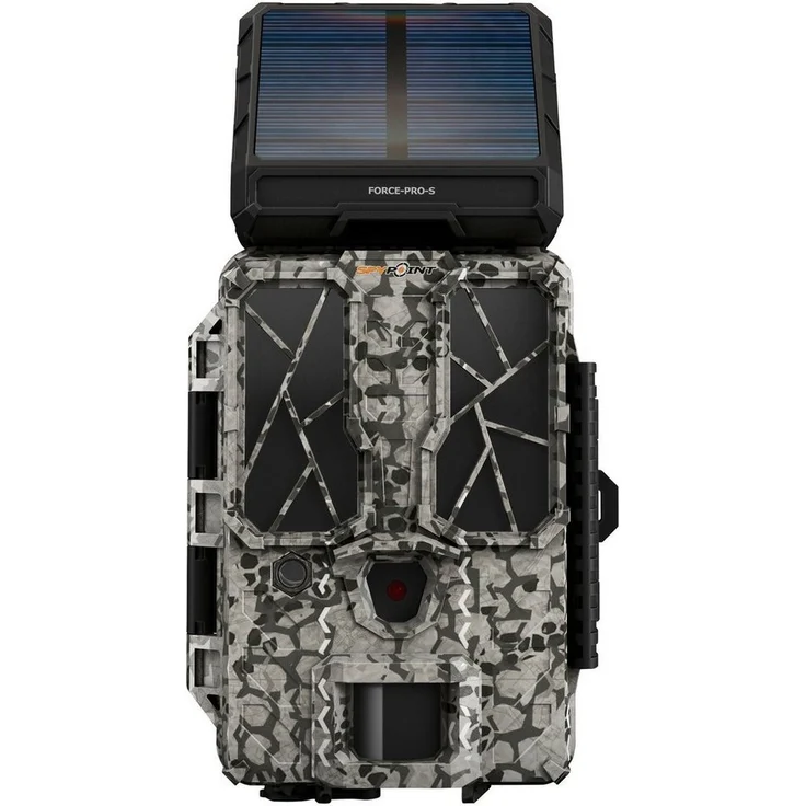 Spypoint Wildkamera Force-Pro-S 30 MP 4K Wildkamera mit Solarpanel, 54 LEDs - Grün – Bild 1