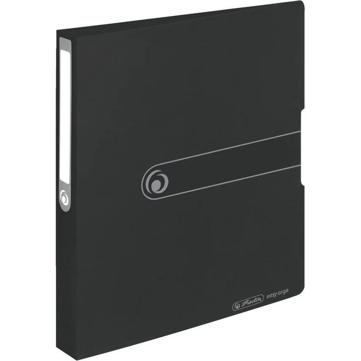 Herlitz Aktenordner Herlitz Ringbuch / DIN A4 / 25mm Füllhöhe / aus PP / Farbe: opak schwarz – Bild 1
