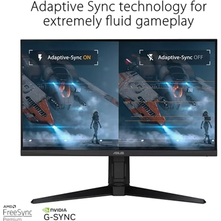 ASUS TUF Gaming VG27AQL3A 27 Zoll WQHD Monitor - 180 Hz, 1ms GtG, FreeSync, G-Sync, Adaptive Sync, ELMB, DisplayHDR 400 - Fast-IPS Panel, 2560x1440, ergonomisch, Speaker – Bild 4