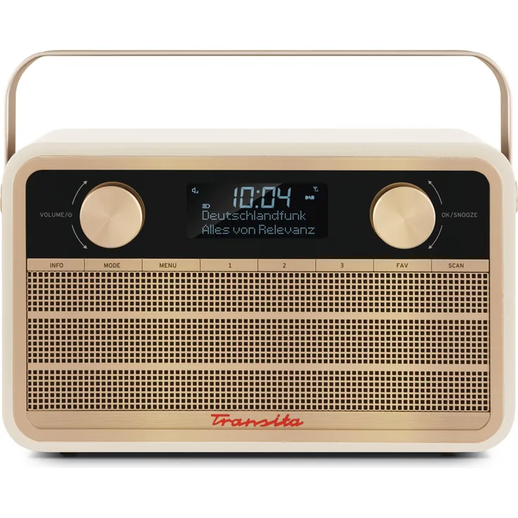 TechniSat Transita 120 (UKW, DAB+, UNDOK, WLAN, Bluetooth), Radio, Beige
