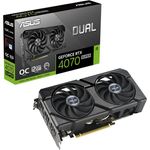 Asus Dual GeForce RTX 4070 SUPER EVO 12GB Grafikkarte mit Axial-tech-Lüftern