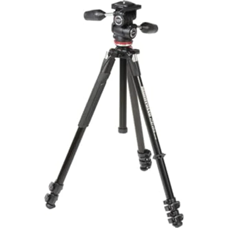 Manfrotto 290 XTRA KIT Alu mit 3 Segmenten, 3-Wege Neiger – Bild 3