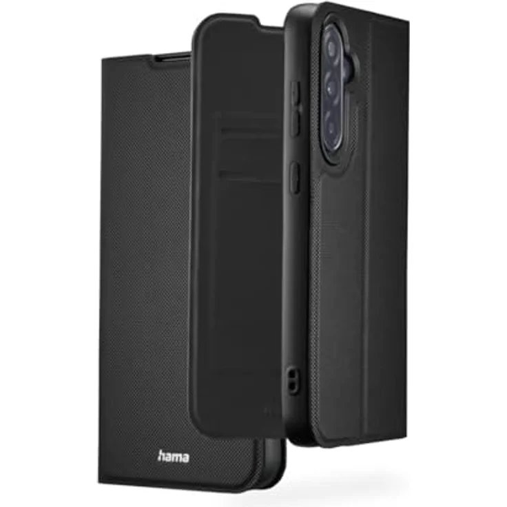 HAMA Daily Protect, Bookcover für Samsung Galaxy A26 5G, Schwarz, mit Standfunktion, 2 Kartenfächern und rutschhemmendem Material – Bild 1