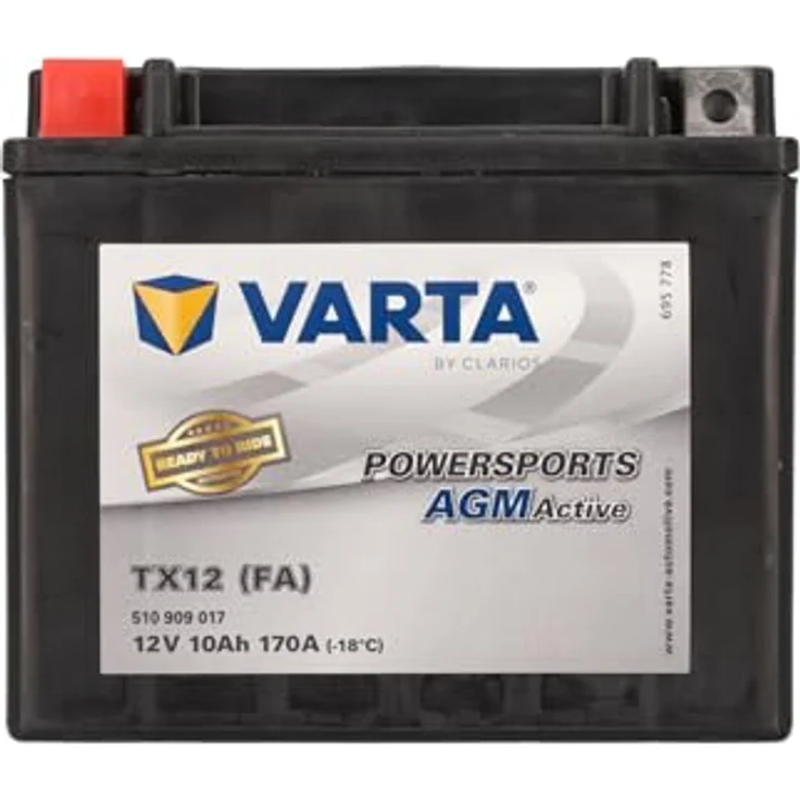 Varta SILVER dynamic Aux Kofferraum, AGM-Starterbatterie 12V, 13Ah, Kälteprüfstrom 200A, M6 Polanordnung – Bild 1