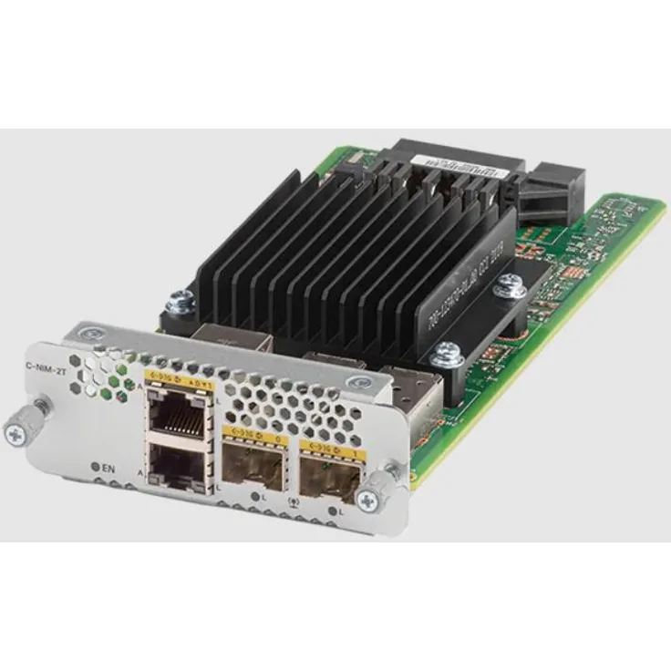 Cisco C-NIM-2T, Dual-Combo-Port-Modul mit 2 RJ-45 und 2 SFP Anschlüssen, für Catalyst 8200 und 8300 Serien