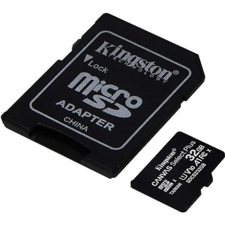 Kingston Canvas Select Plus microSD Speicherkarte, SDCS2-32GB Class 10 (inkl. SD Adapter) – Bild 2