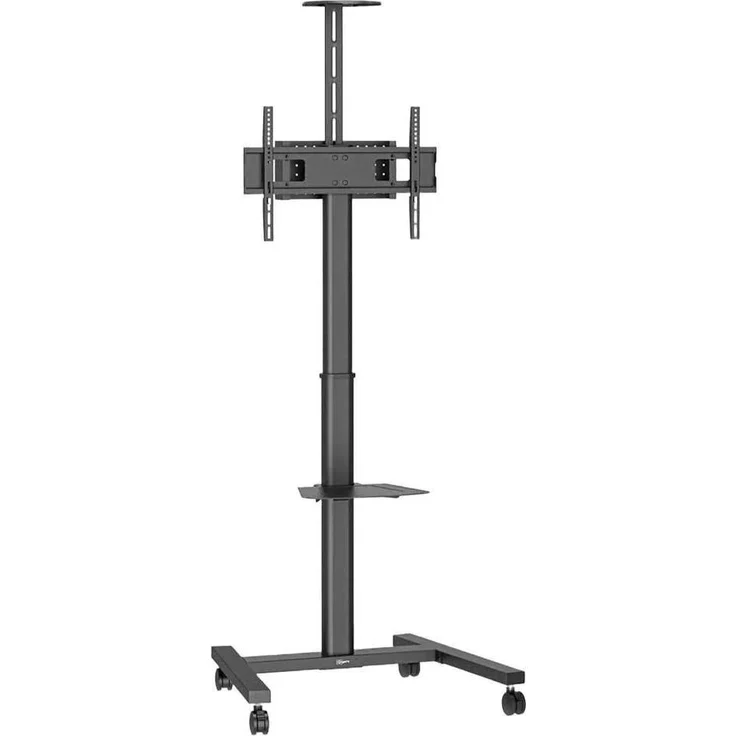 Vogel's Bildschirm-Träger für den Tisch 7410310, Höhenverstellbarer Bodenständer für 32"-65" Displays, schwarz, max. 50 kg belastbar