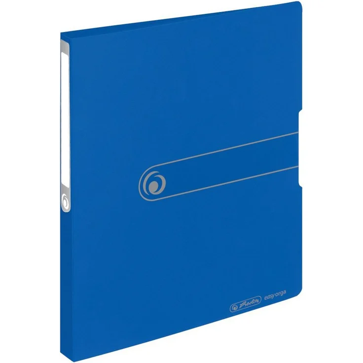 Herlitz Aktenordner Herlitz Ringbuch/PP/DIN A4/16mm Füllhöhe/opak blau – Bild 1