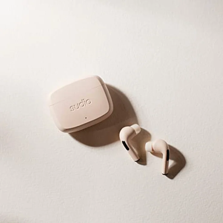 SUDIO N2 Pro, In-Ear True Wireless Kopfhörer mit aktiver Geräuschunterdrückung (ANC), Sandfarbe – Bild 7