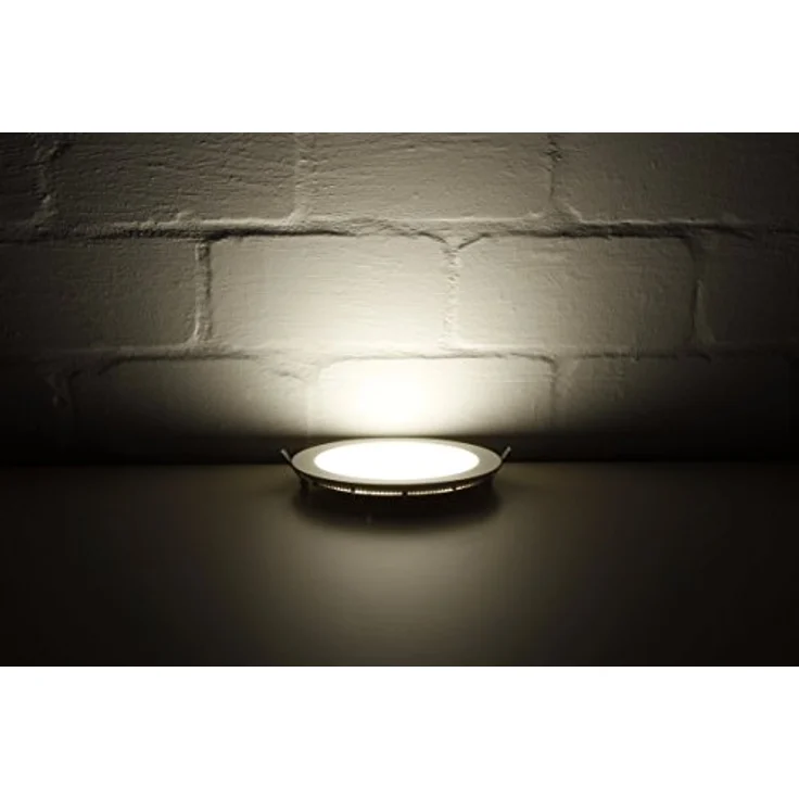 McShine LED Panel Deckenleuchte Strahler LP-1519RW 15W, 190mm-Ø, 1.530 lm, 3000K, warmweiß – Bild 3