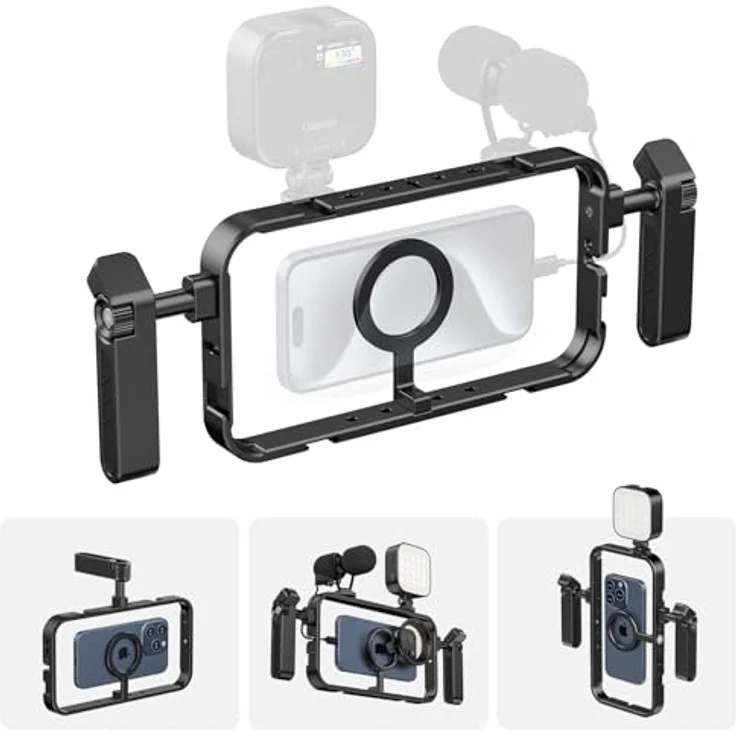 Ulanzi MG-001 Magnetisches Video Rig Smartphone Cage Rahmen für kompatible Handys – Bild 1