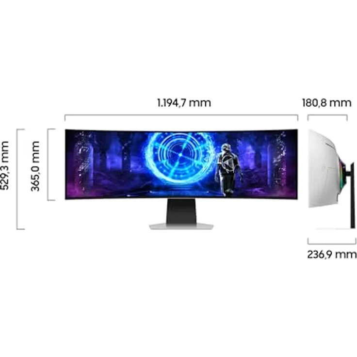 Samsung Odyssey Gaming Monitor OLED G9 DQHD (49") – Bild 6