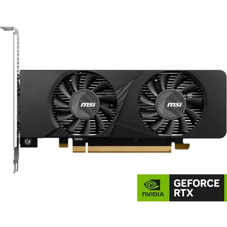 MSI RTX3050 LP E 6G OC, Grafikkarte mit 6GB GDDR6, HDMI, DVI, DP für kompakte Systeme – Bild 2