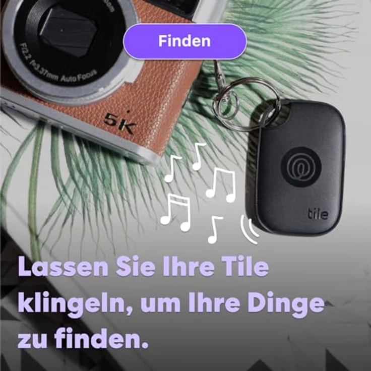Tile by Life360 Pro (2024) Bluetooth-Tracker, Schlüssel- und Gegenstandsfinder - iOS & Android-kompatibel, Schwarz – Bild 3