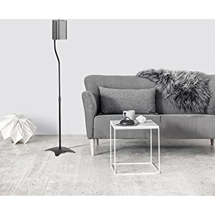 My Wall HS1SL, 20 Jahre, Standfuß für Lautsprecher (Belastbarkeit 9kg, 2-er Pack) schwarz – Bild 4