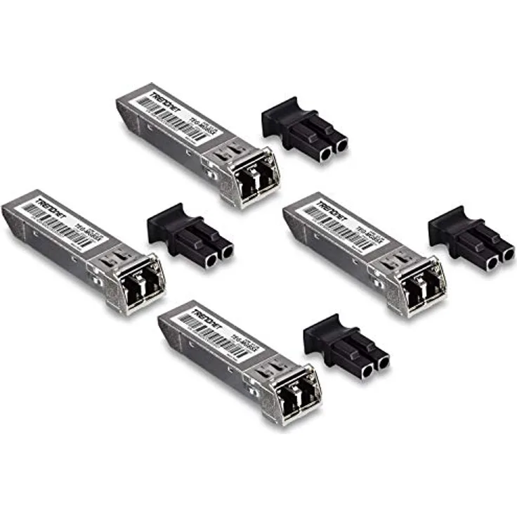 Trendnet TEG-MGBSX/4 (v4.0R), Transceiver, Schwarz, Silber