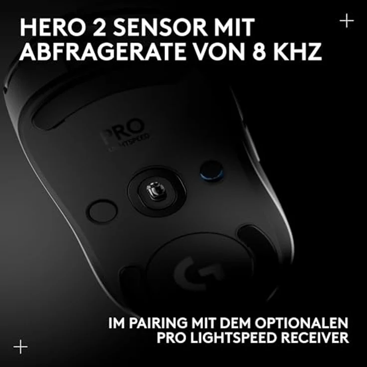 Logitech Pro 2 Lightspeed, Kabellose und Kabelgebundene Gaming-Maus mit HERO 2 Sensor, Weiss – Bild 9