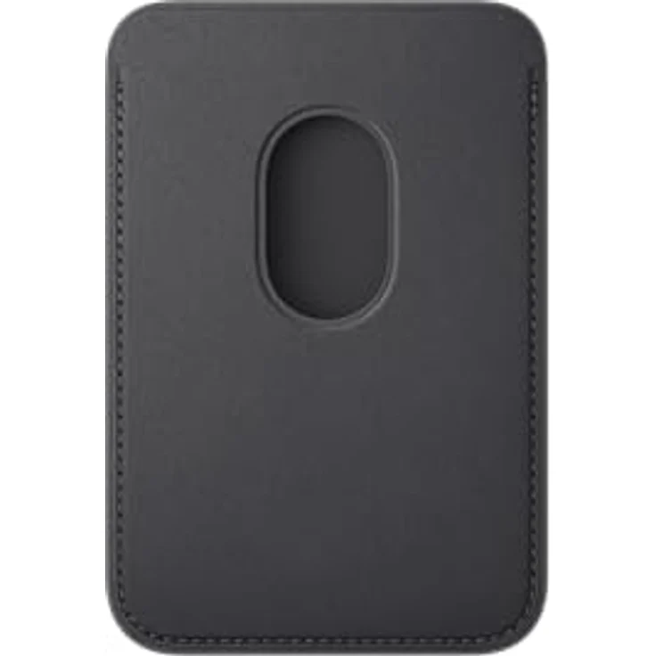 APPLE Feingewebe Wallet mit MagSafe für iPhone Modelle 12-16, Schwarz, Platz für bis zu 3 Karten, 100% recyceltes Material – Bild 3