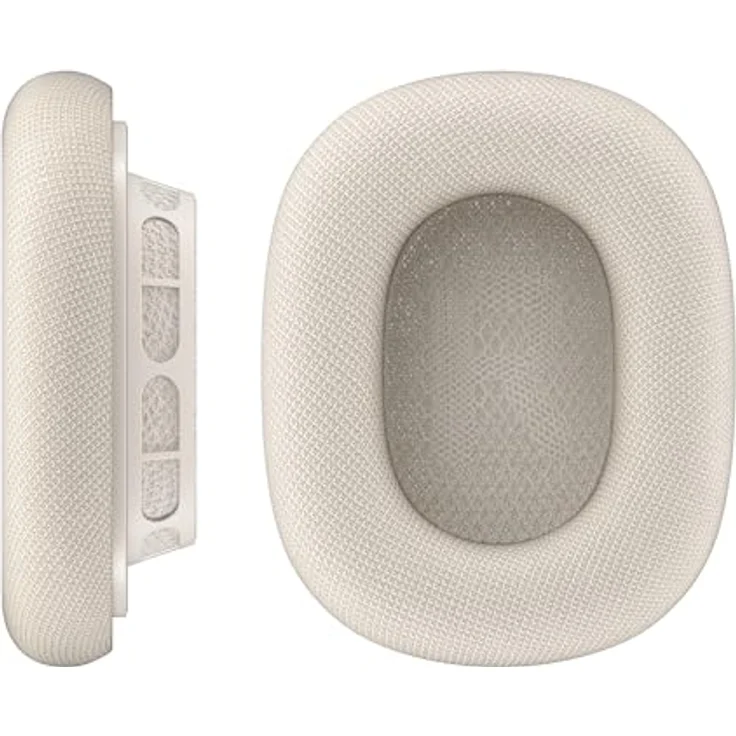 VONMÄHLEN Air Cushions - Ersatz Ohrpolster für AirPods Max, magnetische Befestigung, atmungsaktiv und schweißresistent - Champagne – Bild 1