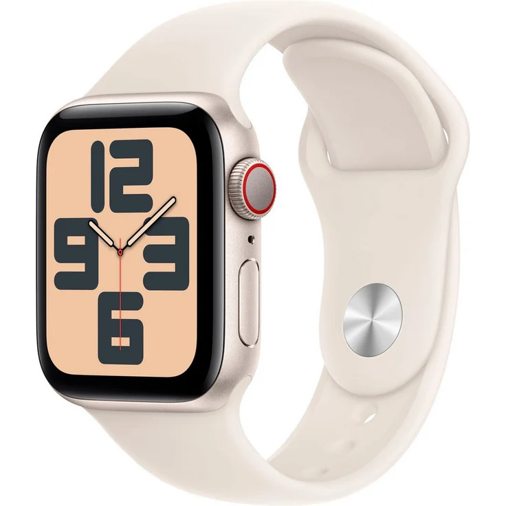 Apple Watch SE (2024) Smartwatch (Watch OS) - Motivierende Fitnessdaten, innovative Features - Apple - Dunkelgrau – Bild 1