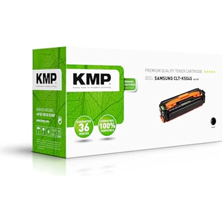 KMP Tonerkartusche SA-T57, ersetzt Samsung CLT-K504S/ELS, schwarz, ca. 2.500 Seiten bei 5% Deckung – Bild 1