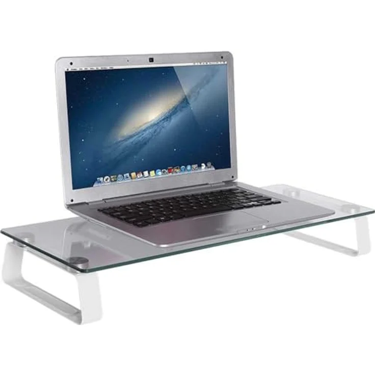 LogiLink BP0027 TV-Halterung Ständer Zubehör: Monitorerhöhung/-tisch aus Glas (Dicke: 5mm), max. Belastung 20kg – Bild 4