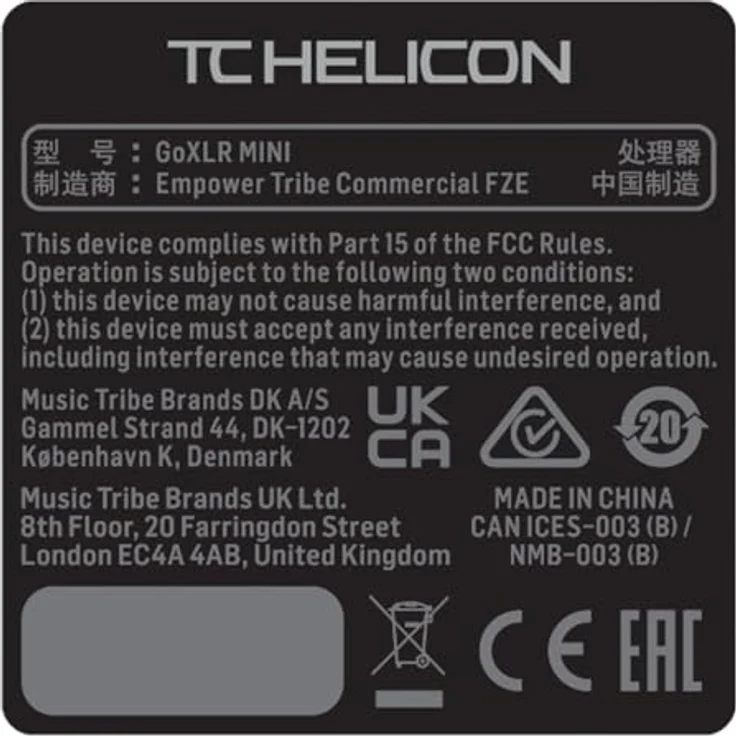 TC-Helicon GoXLR Mini, USB Mischpult mit 4 Fadern, Midas-Preamp und integrierter PC App für Live-Streaming und Content Creation – Bild 9