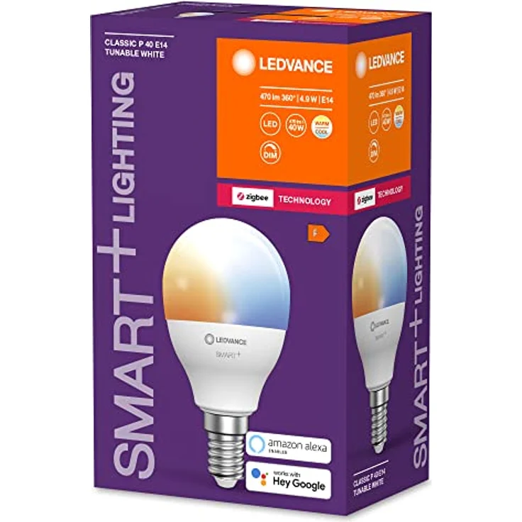 LEDVANCE SMART+ Miniballform mit ZigBee Technologie P40 E14 Tunable White 2700 - 6500K – Bild 3