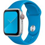 Apple MXNV2ZM/A Intelligentes tragbares Accessoire Band Blau Fluor-Elastomer, Sportarmband aus widerstandsfähigem Hochleistungs-Fluorelastomer
