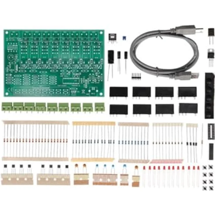 Whadda WSI8090 8-Kanal-USB-Relay-Karte, Schnittstellenkarte für vielseitige Anwendungen – Bild 3