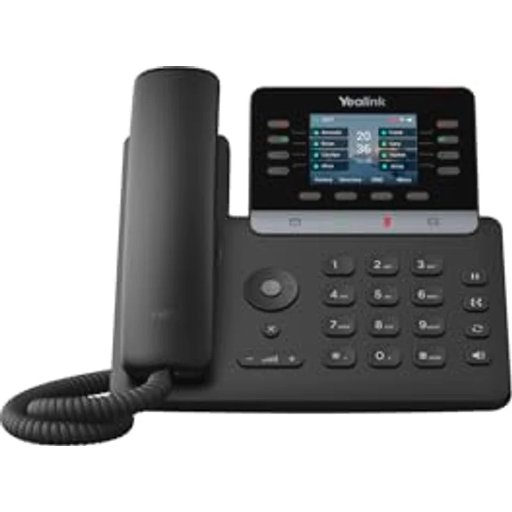 Yealink SIP-T73U, VoIP-DECT-Telefon mit Rufnummernanzeige und Anklopffunktion, schwarz – Bild 3