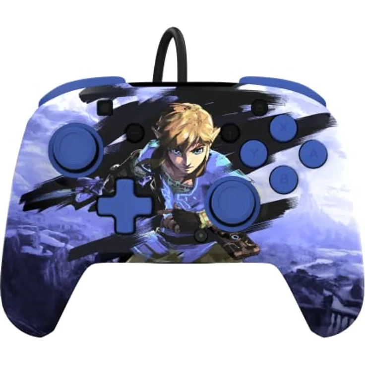 Pdp REMATCH Zelda Warrior Link Nintendo Switch-Controller Mehrfarbig One Size - Mit anpassbaren Features und USB Chat-Funktion – Bild 2