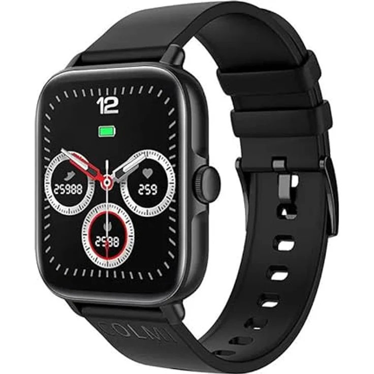 Colmi Smartwatch P28 Plus (black) (Metall), Sportuhr + Smartwatch mit 1,69-Zoll-Display und 28 Sportmodi – Bild 2