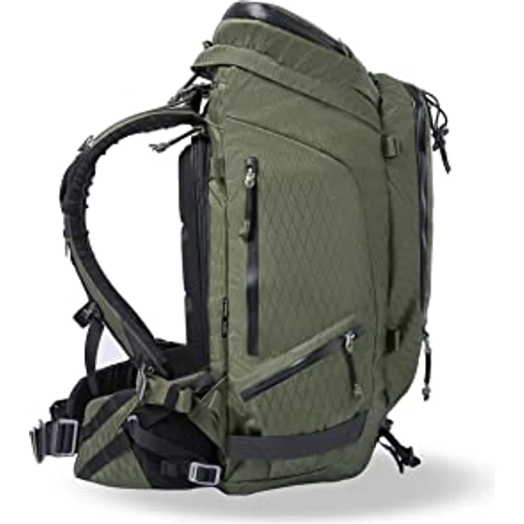 F-Stop DuraDiamond Tilopa Essentials Bundle, 50 l Fotorucksack mit Laptopfach, grün – Bild 5