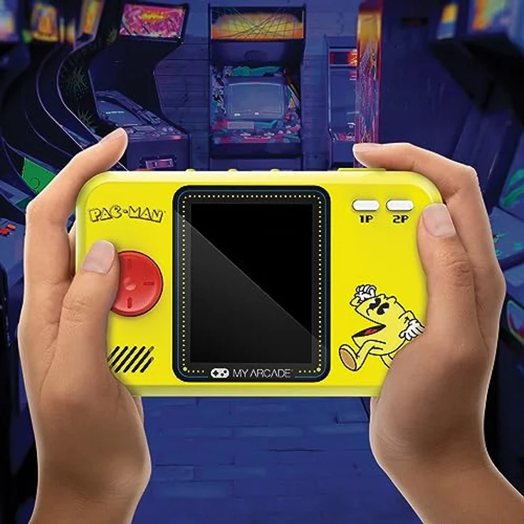ATARI PAC-MAN Pocket Player Pro, tragbare Konsole mit klassischem PAC-MAN Spielspaß – Bild 6