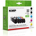 KMP Tintenpatronen passend für Canon PGI-580XXL PGBK/CLI-581XXL BK,C,M,Y Multipack - für Canon Pixma TR-7550 TS8550, etc.
