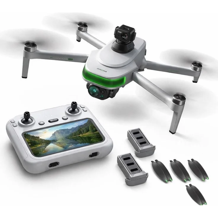 Goldstern-Tech RC-Quadrocopter P31, GPS 8K Kamera-Drohne mit Auto-Return & Follow-Me Funktion, Ultra-HD-Kamera, digitale Bildstabilisierung, Brushless-Motoren und lange Flugzeit