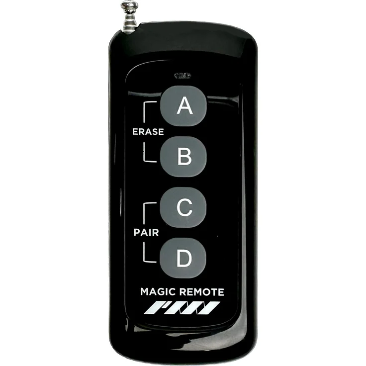 PMI Gear Smoke Ninja Magic Remote, Nebelmaschine-Fernbedienung zur Steuerung von bis zu 10 Smoke GENIE-Geräten, schwarz