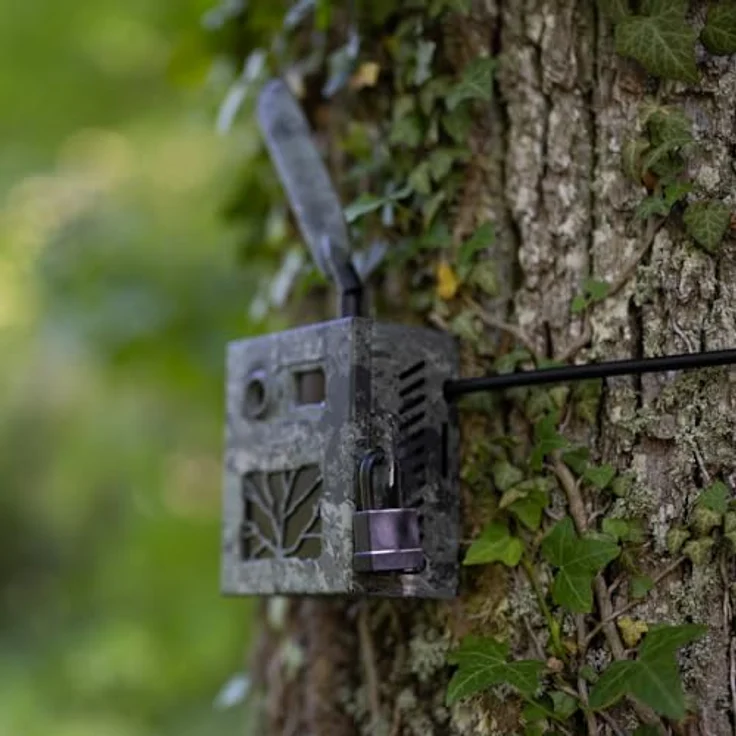 Zeiss Secacam 7 Metallgehäuse - Schutzgehäuse Wildkamera mit Bewegungsmelder Fotofalle Tierkamera Schutzbox Camouflage Nachtsichtgeräte Jagdkamera Gehäuse Schutz gegen Diebstahl – Bild 5