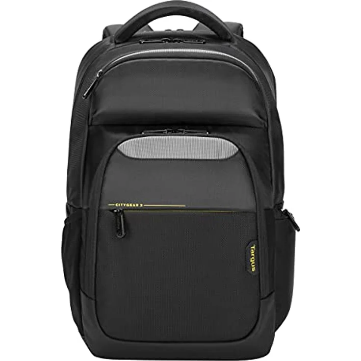 Targus CG3 15.6 Backpack W RAINCOVER - Hochwertiger Laptop-Rucksack mit flexiblem Design, langlebig (Schwarz) – Bild 3