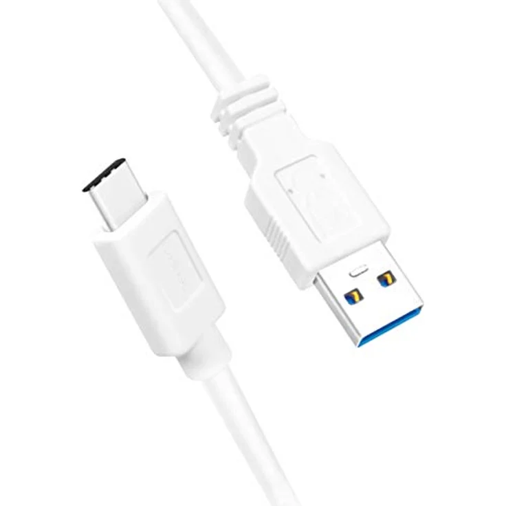 LogiLink CU0174 - USB 3.2 Gen 1x1 Anschlusskabel, USB-A zu USB-C, Weiß, 1m – Bild 3