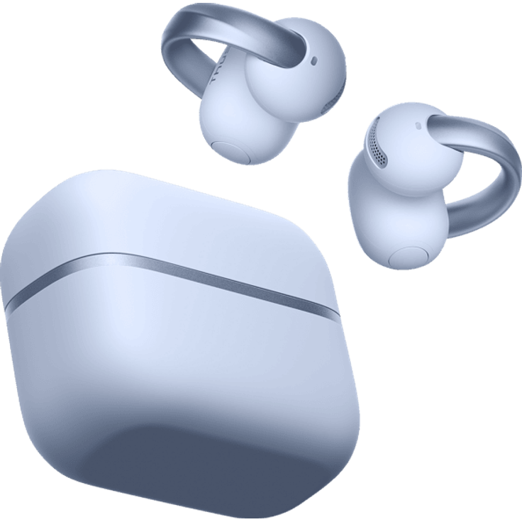 SOUNDCORE BY ANKER Aeroclip 2, Open-ear Bluetooth Kopfhörer in Mist Blue