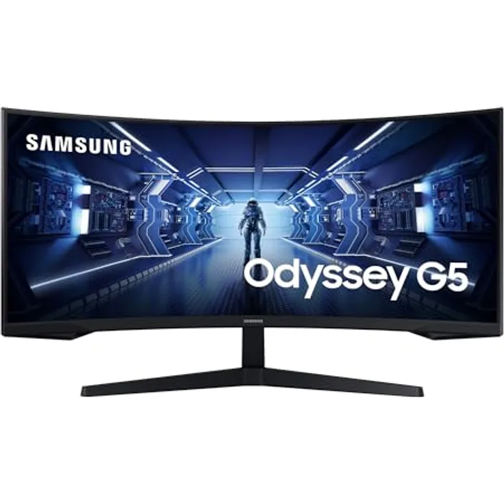 Samsung Gaming Monitor G5 C34G55TWWP, 34 Zoll, UWQHD, 165Hz, 1ms, schwarz