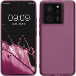 kwmobile Xiaomi 13T / 13T Pro Hülle - Silikon Schutzhülle metallisch schimmernd - Handyhülle Lavendel