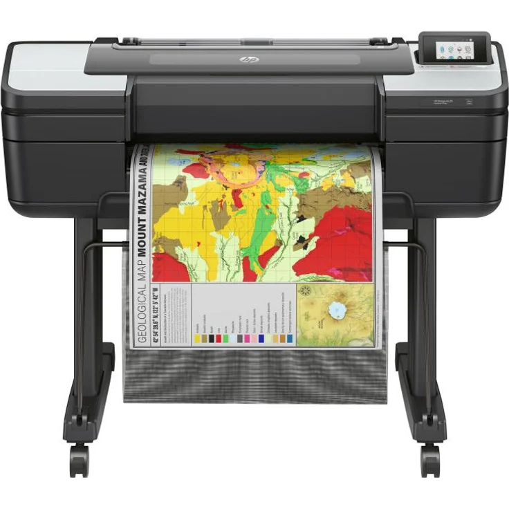 HP Designjet Z6 24-in PostScript, Tintenstrahldrucker mit 2400 x 1200 DPI, 6 Farben, Ethernet und USB, Schwarz